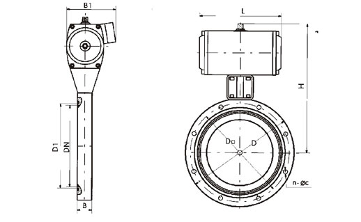 GIQ氣動(dòng)真空蝶閥結(jié)構(gòu)圖- 上海昆煉閥門制造有限公司 GIQ氣動(dòng)真空蝶閥結(jié)構(gòu)圖- 上海昆煉閥門制造有限公司